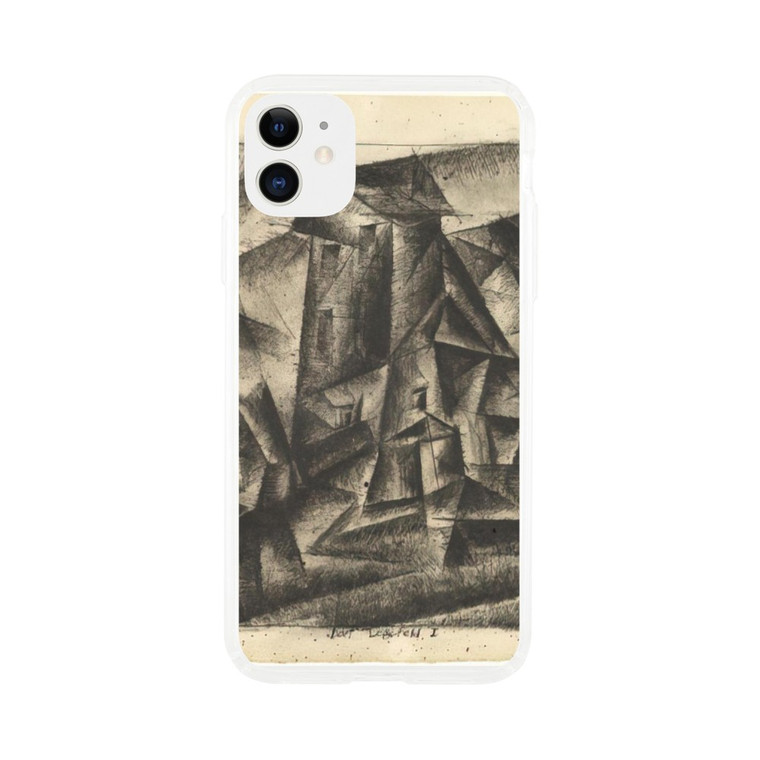 Lyonel Feininger - THE VILLAGE OF LEGEFELD I DORF LEGEFELD I 1916 Clear case