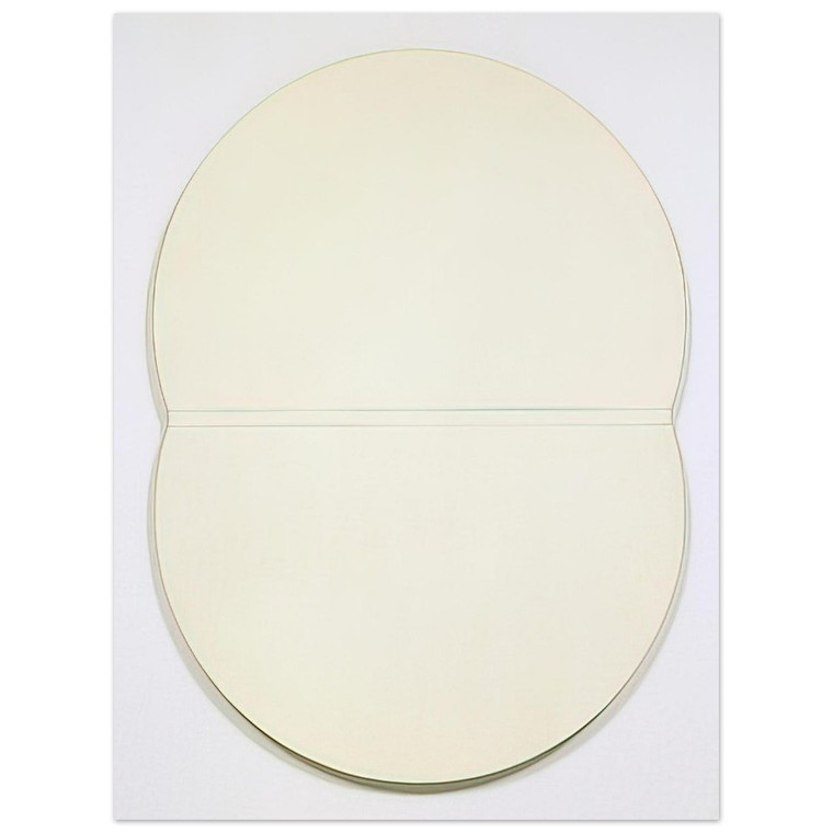 Ellsworth Kelly  White Plaque Bridge Arch and Reflection Aluminum Print