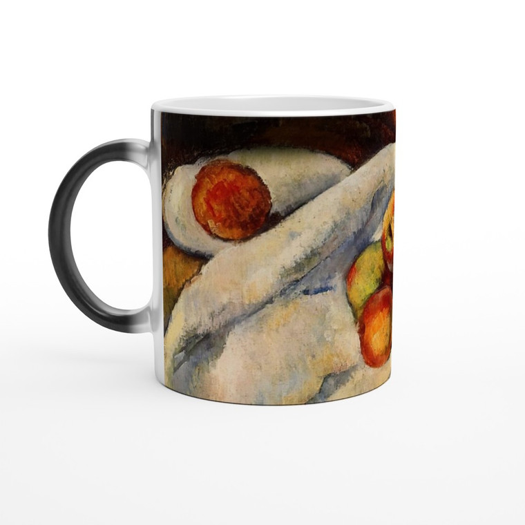 Paul Cezanne - Apples on a Sheet Magic Ceramic Mug