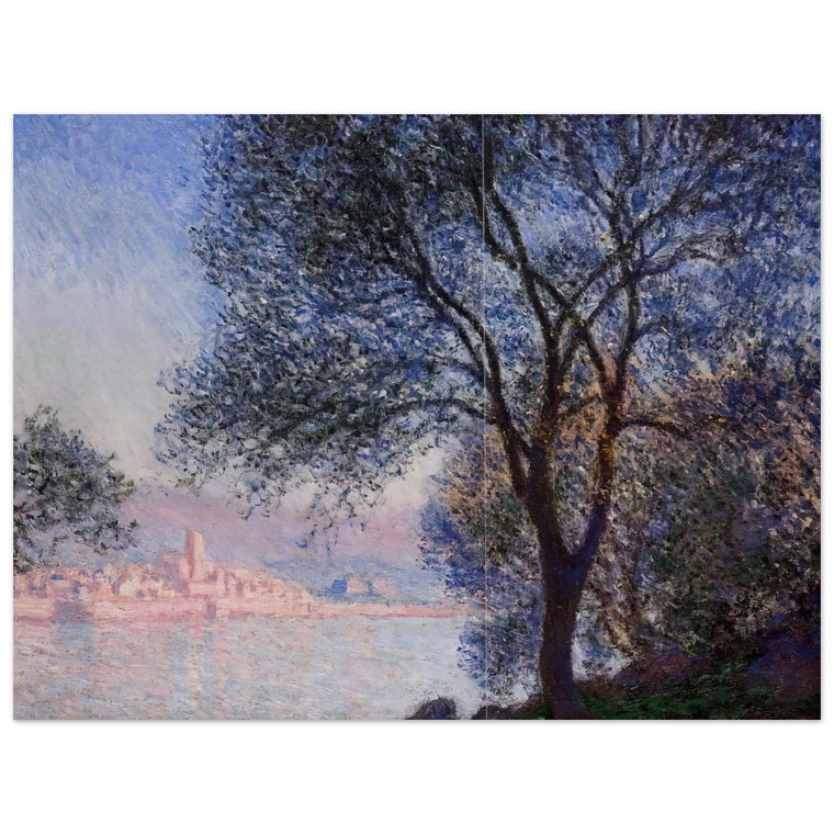 claude monet  Antibes Seen from the Salis Gardens 02 Aluminum Print