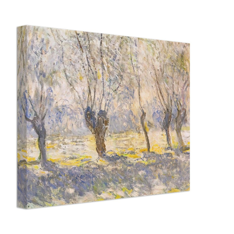 claude monet  Willows Giverny Canvas