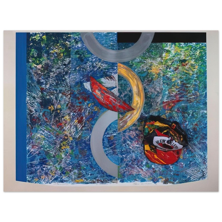 Sam Gilliam  In Celebration Aluminum Print