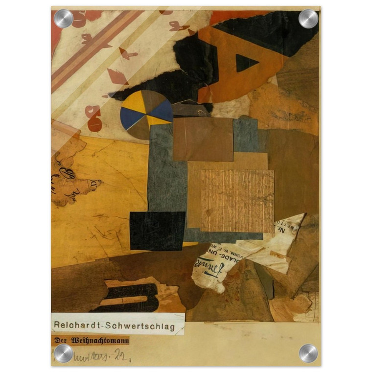 Kurt Schwitters  SANTA CLAUS 1922 Acrylic Print