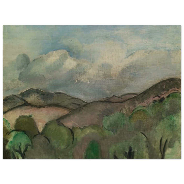 Henri Matisse  LE MONT CHAUVE A NICE 1918 Wood Print