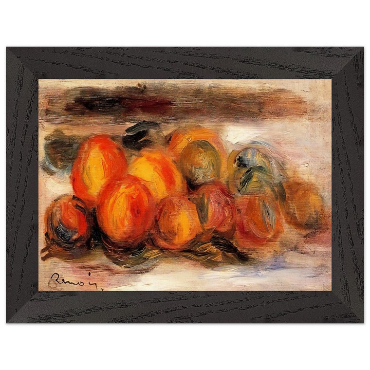Renoir Still Life with Peaches Wood Framed Art Print