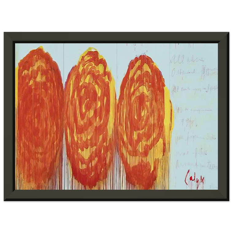 Cy Twombly  The Rose  II  Premium Metal Framed Art Print / Poster