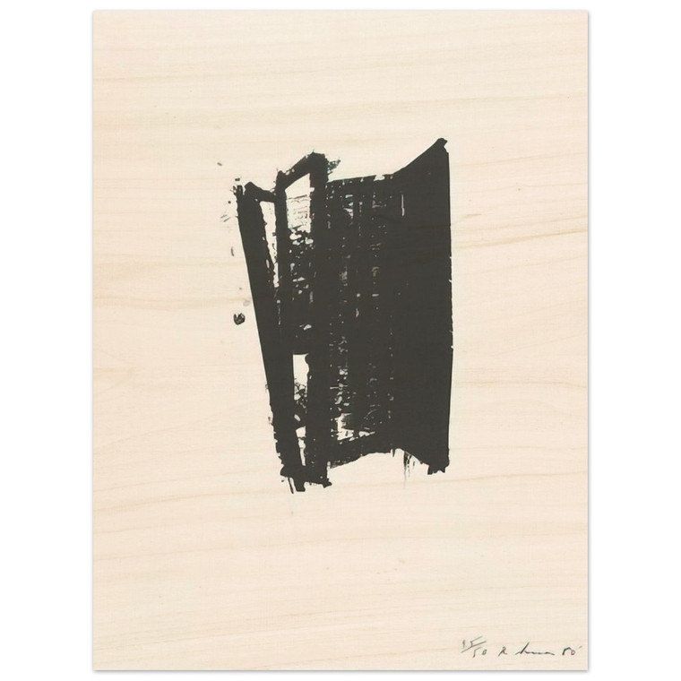 Richard Serra  SKETCH 6 1981 Wood Print