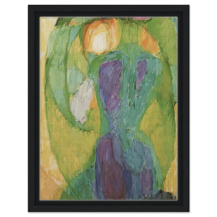Frantisek Kupka  Oval mirror Framed Canvas