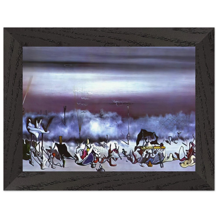Yves Tanguy  The Ribbon of Extremes Premium Wooden Framed Art Print / Poster
