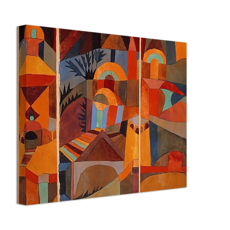 Paul Klee  TEMPLE GARDENS 1920 Canvas