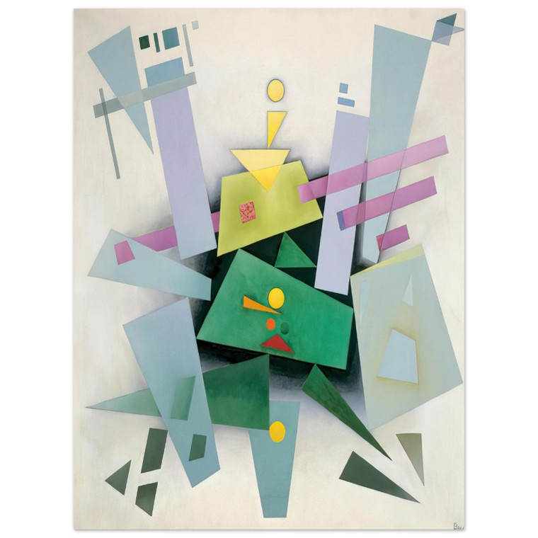 Rudolf Bauer  INVENTION COMPOSITION 31 1933 Aluminum Print