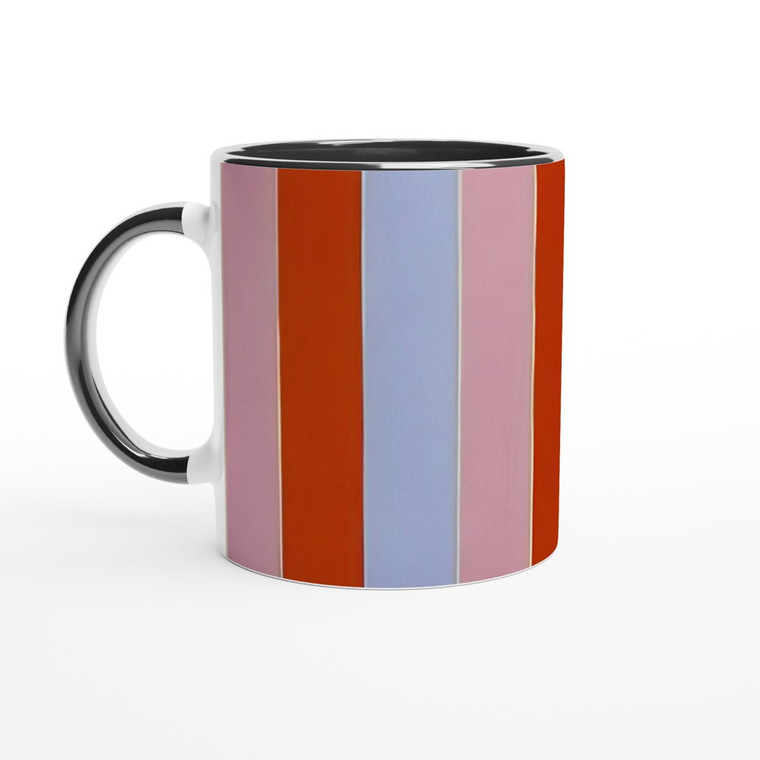 Gene Davis - Peeping Wall - 1960 Ceramic Mug with Color Inside