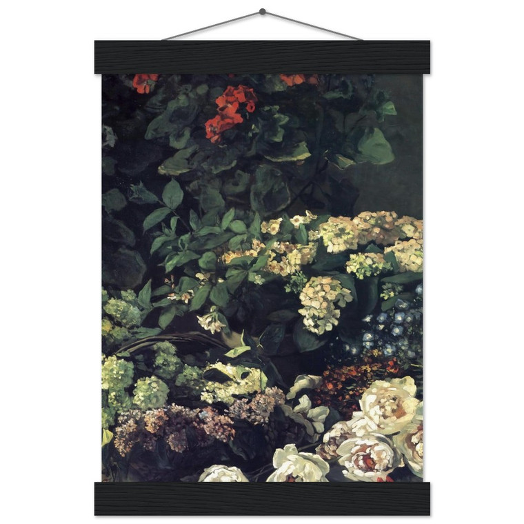 claude monet  Spring Flowers N1 Museum-Quality Matte Paper Poster with Hanger