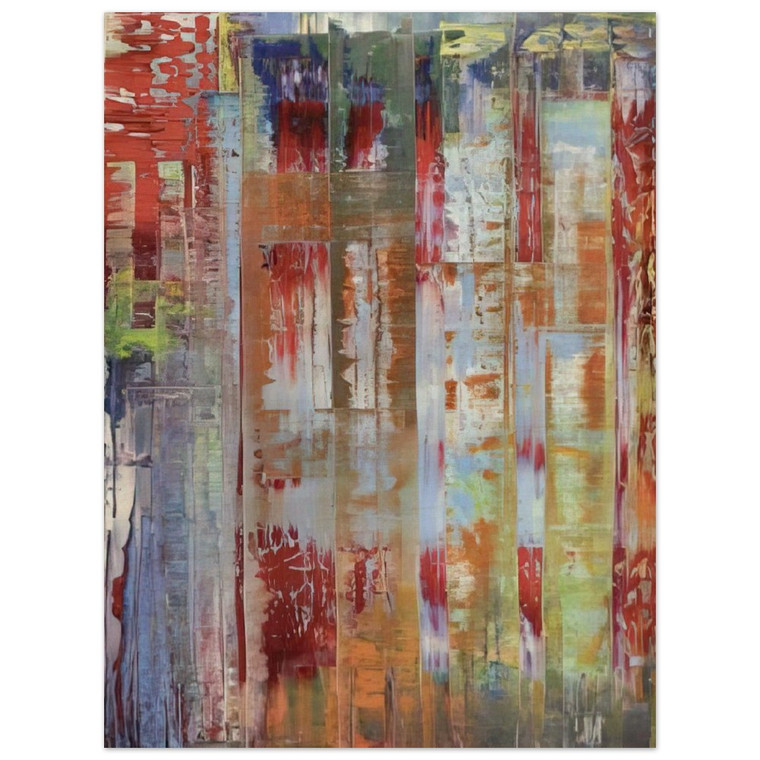 Gerhard Richter  ABSTRACT BILDING Wood Print