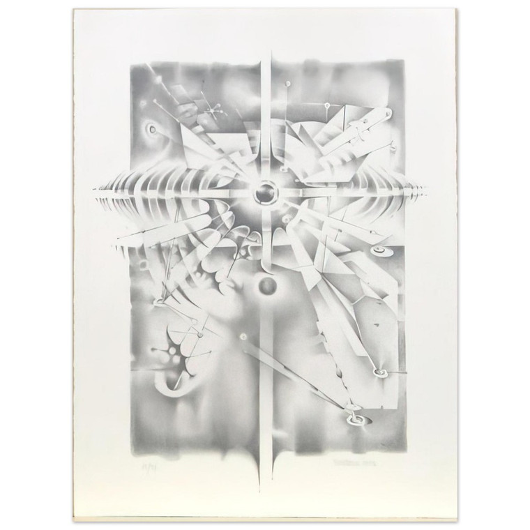Lee Bontecou  UNTITLED FROM THE ATELIER PROJECT 1986 Aluminum Print
