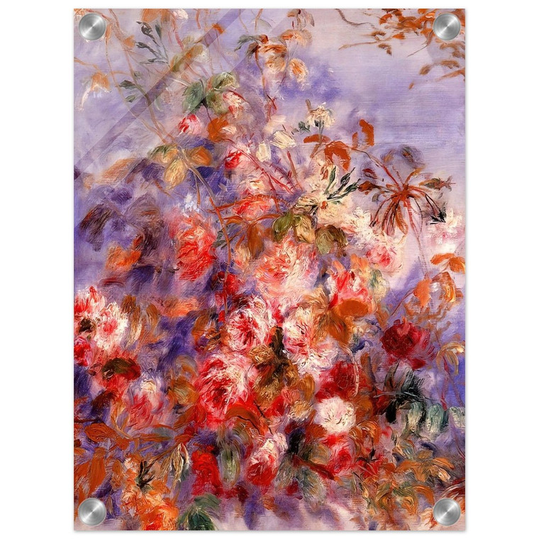 PierreAuguste Renoir  Roses By The Window Acrylic Print