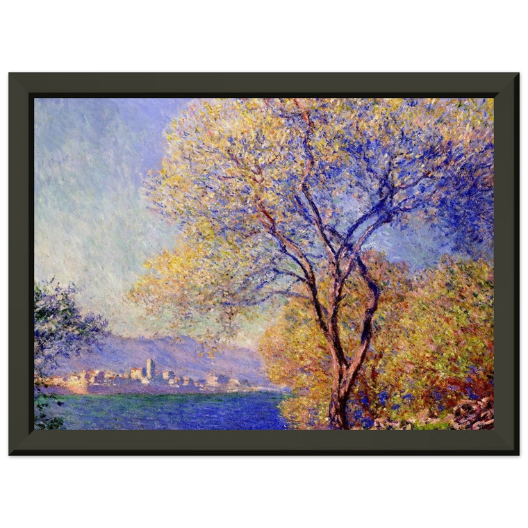 Monet Antibes Salis Gardens 01 Premium Metal Framed Art Print / Poster