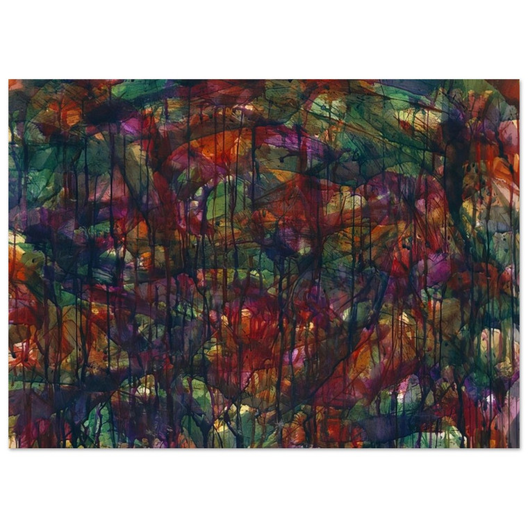 Norman Bluhm  Untitled  1957 N2 Fine Art Poster / Art Print