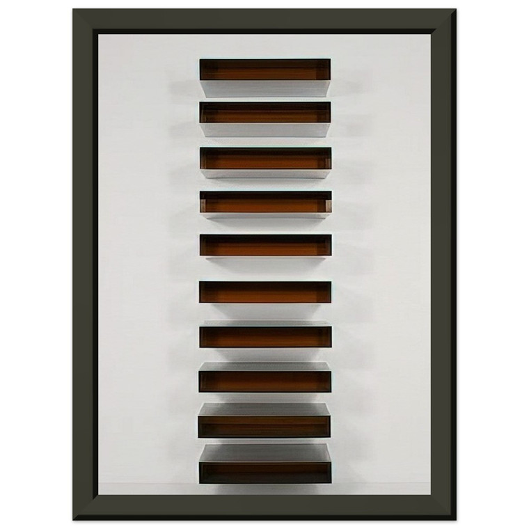 Donald Judd  Untitled  1973 N4 Premium Metal Framed Art Print / Poster