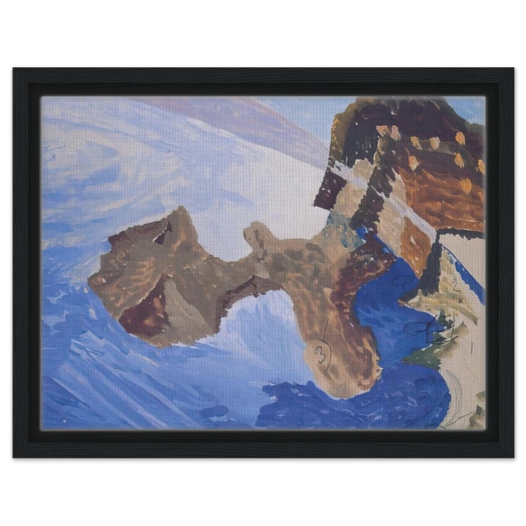 Benedetta Cappa  Meeting on the Island Framed Canvas