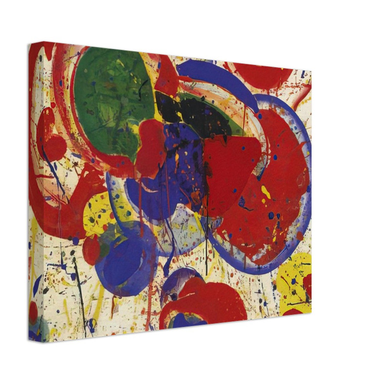 Sam Francis  All Red Canvas