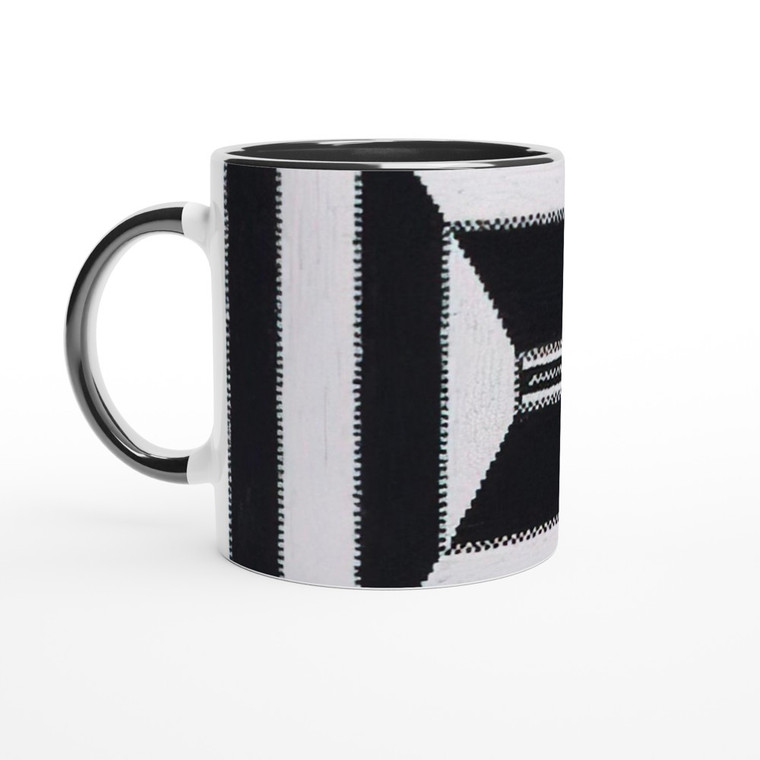 Alfred Jensen The Acrobatic Rectangle Per Six 1967 Ceramic Mug Color Inside