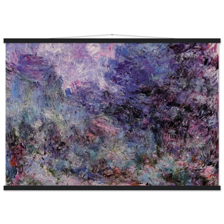 Claude Monet The House Seen from the Rose Garden Matte Poster with Hanger