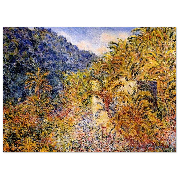 claude monet  The Valley of Sasso Fine Art Poster / Art Print