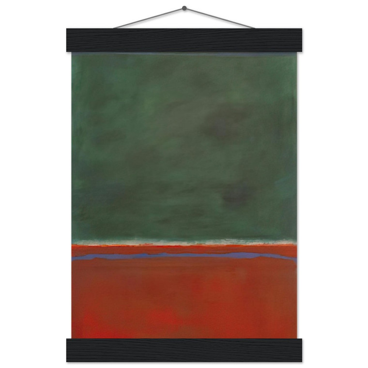 Mark Rothko Green and Maroon 1953 Museum-Quality Matte Poster with Hanger