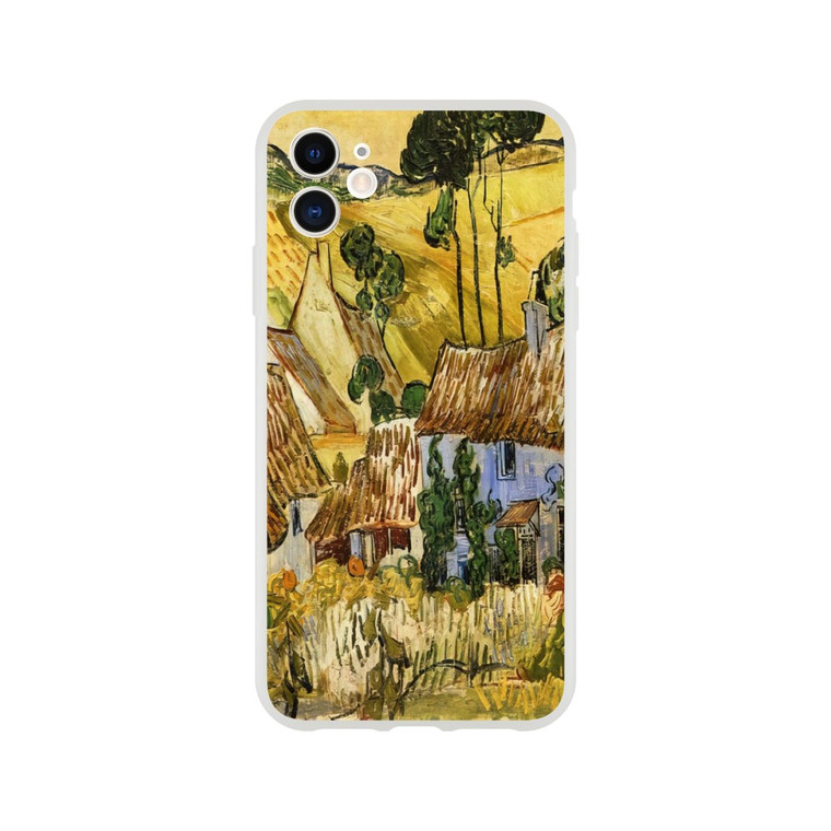Vincent van Gogh - Thatched Houses against a Hill Flexi case