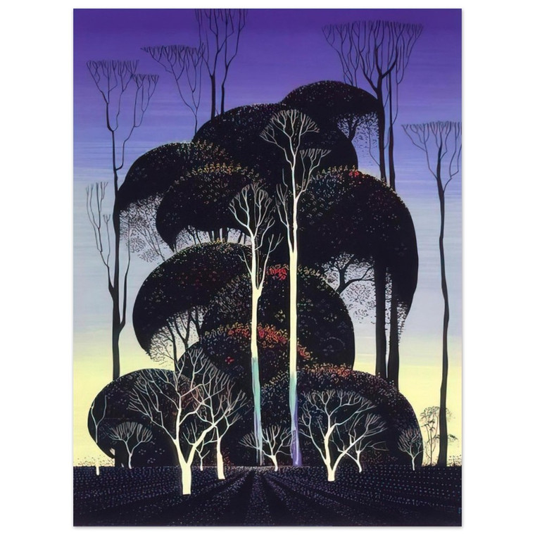 Eyvind Earle  Forest Arabesque Aluminum Print