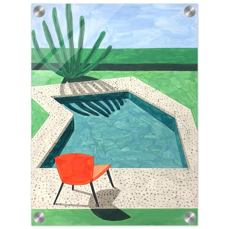 David Hockney  David Hockney N8 Acrylic Print