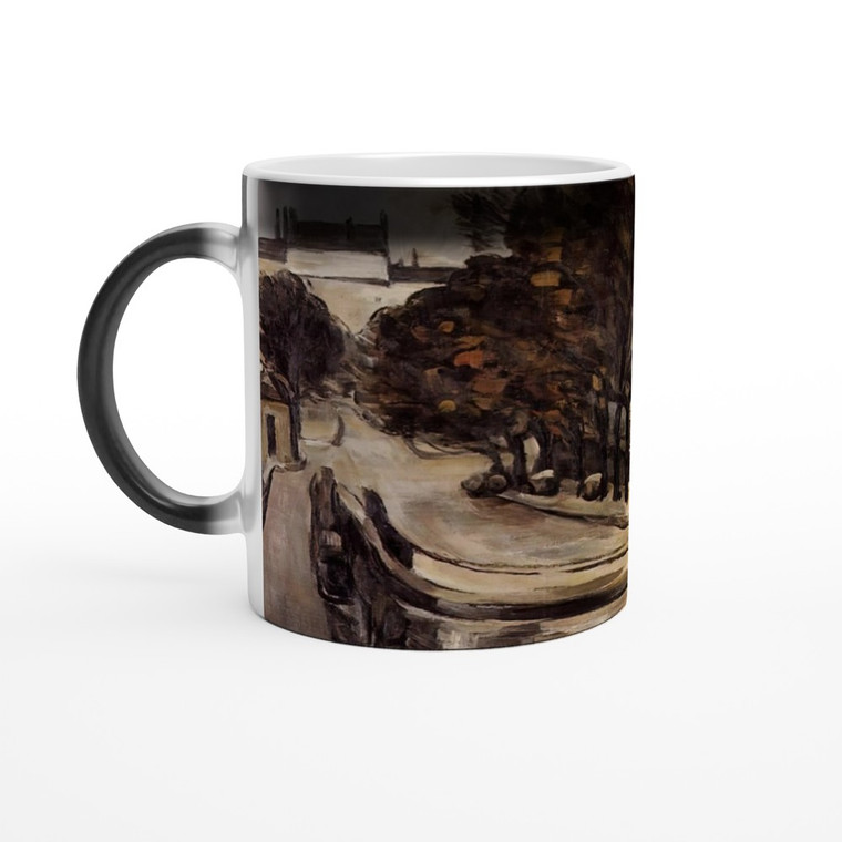 Paul Cezanne - The Wine Market at Jussieu Magic Ceramic Mug