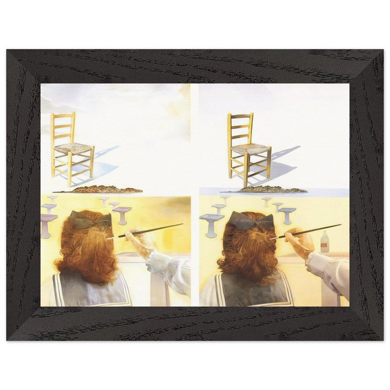 Salvador Dali  THE CHAIR Premium Wooden Framed Art Print / Poster