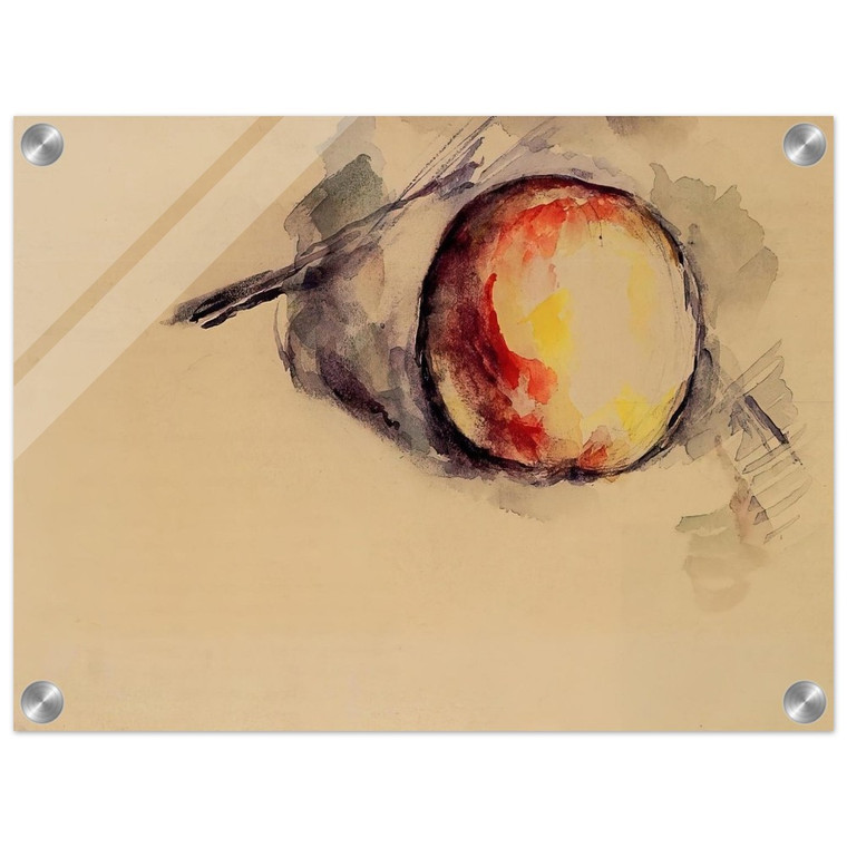 Paul Cezanne  Study of an Apple Acrylic Print