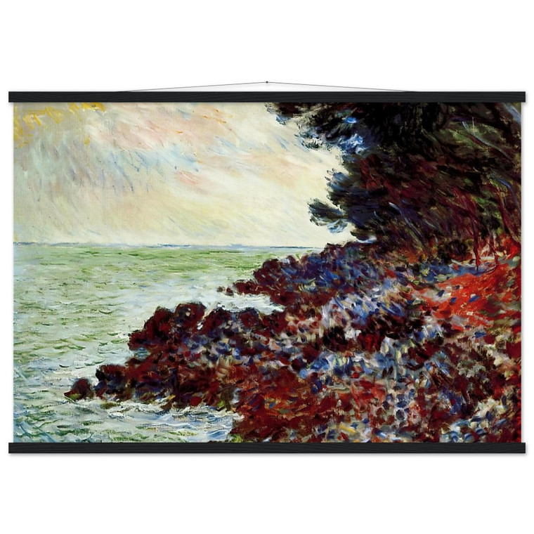 claude monet  Cap Martin 3 Museum-Quality Matte Paper Poster with Hanger