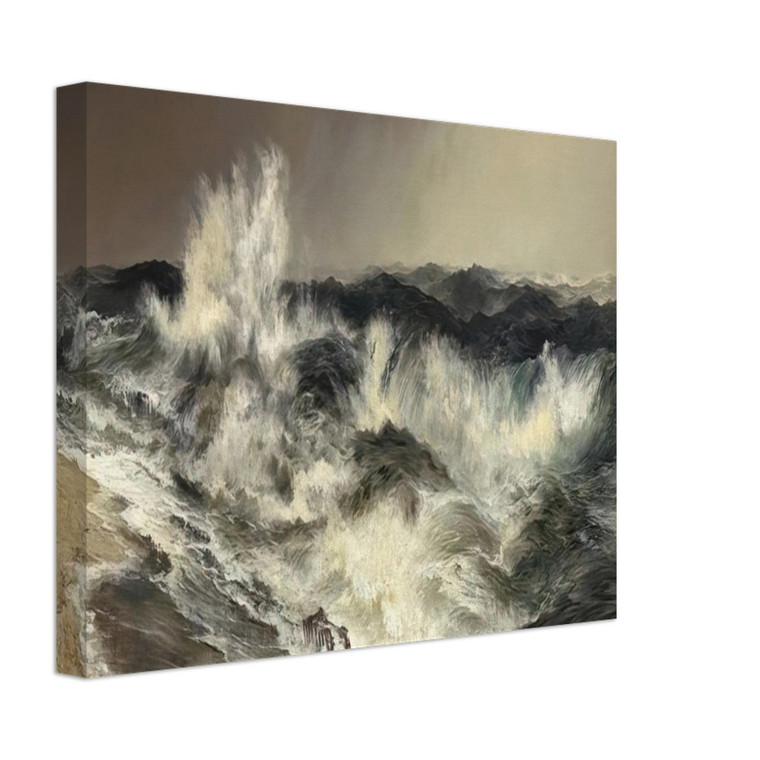 Thomas Moran  The Much Resounding Sea Canvas