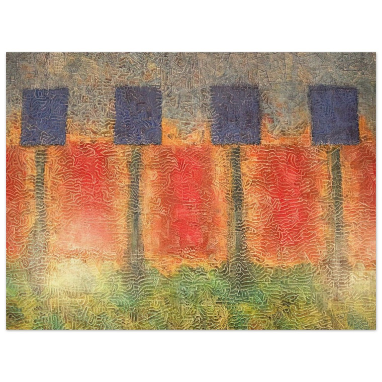 Jimmy Ernst  Dusklight  1980 Wood Print