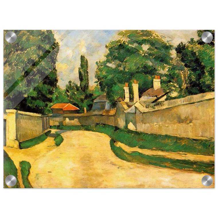 Paul Cezanne  Houses Along a Road Acrylic Print