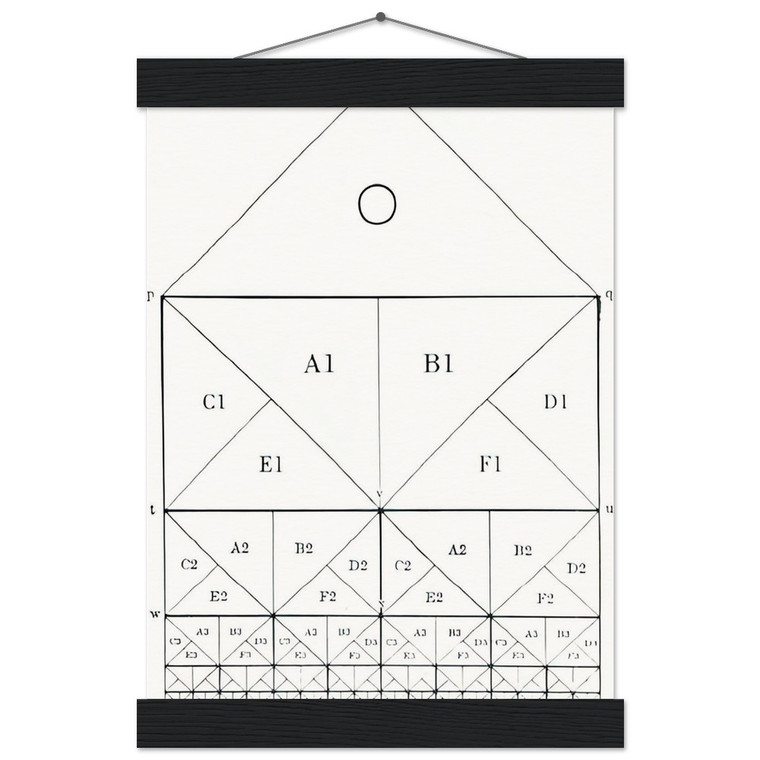 MC Escher  SCHEME Museum-Quality Matte Paper Poster with Hanger