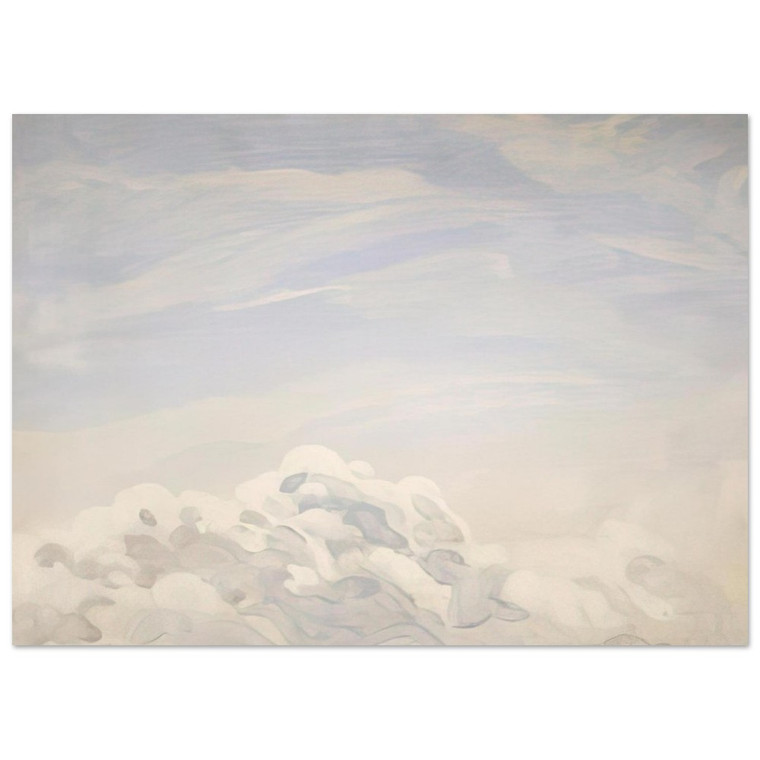 Neil Welliver  Study for Clouds I  1979 Fine Art Poster / Art Print