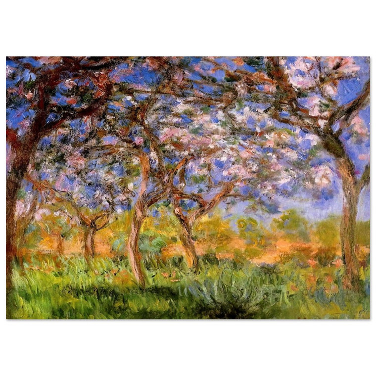 claude monet  Giverny in Springtime Fine Art Poster / Art Print
