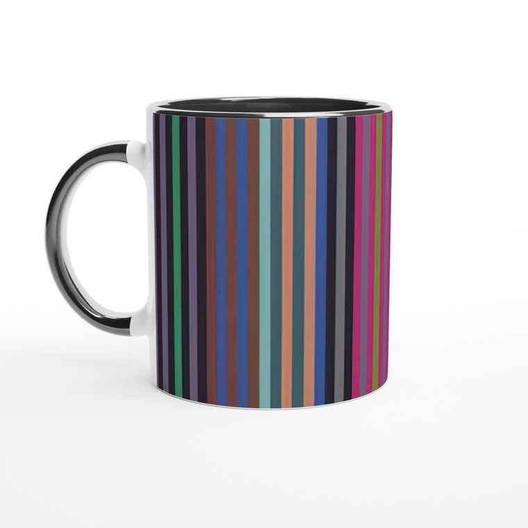 Gene Davis - King Kong - 1969 Ceramic Mug with Color Inside