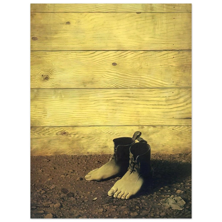 Rene Magritte  THE RED MODEL 1934 Aluminum Print