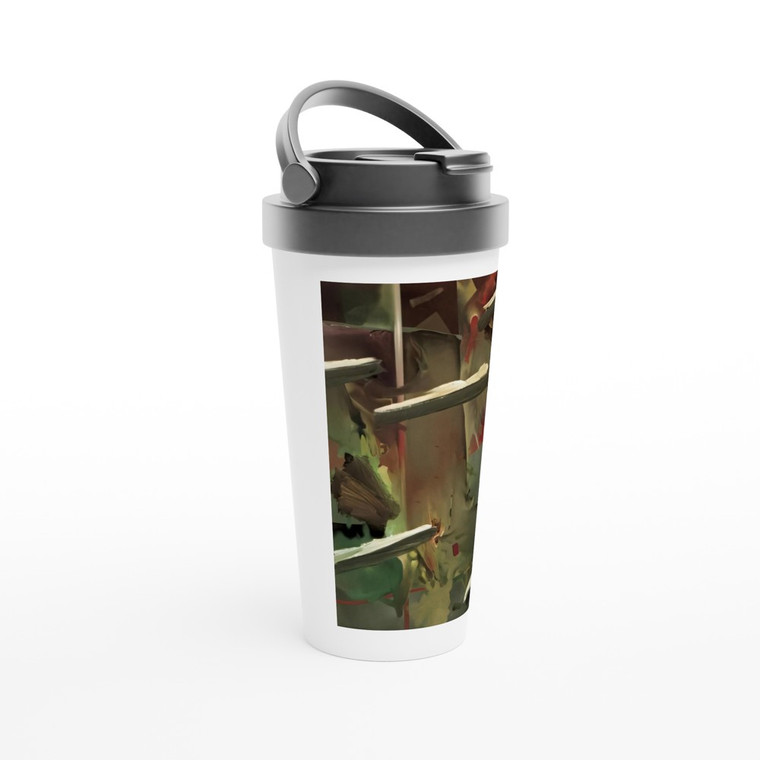 Gerhard Richter - ABSTRAKTES BILD ABSTRACT PAINTING 1976 Travel Mug