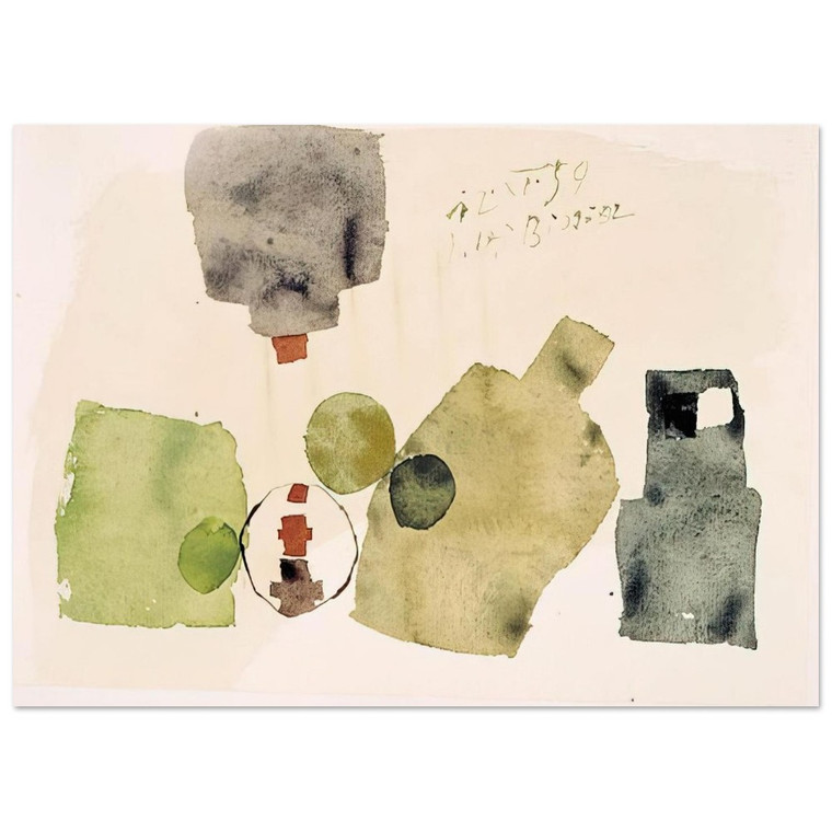 Julius Bissier  12XI59  1959 Fine Art Poster / Art Print