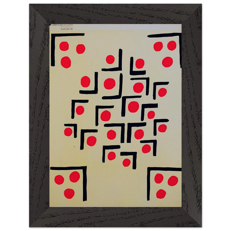 Sonia Delaunay  COMPOSITION 29 Premium Wooden Framed Art Print / Poster