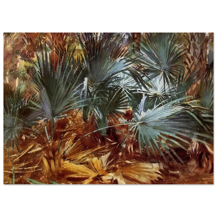 John Singer Sargent  Palmettos Fine Art Poster / Art Print