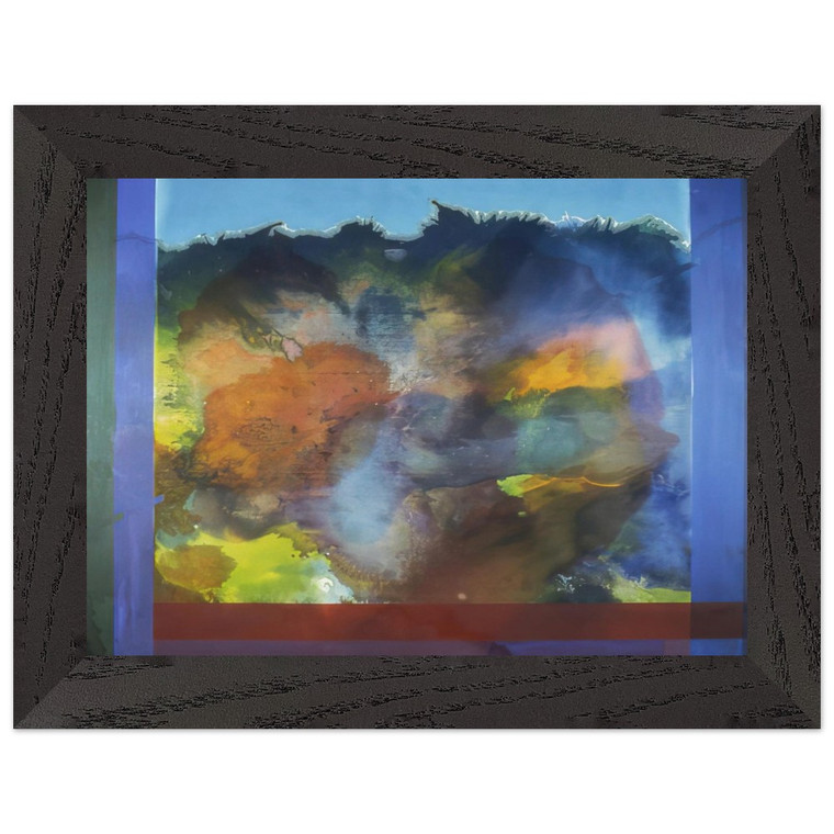 Ronnie Landfield Ocean Unconscious 1985 Framed Art Print