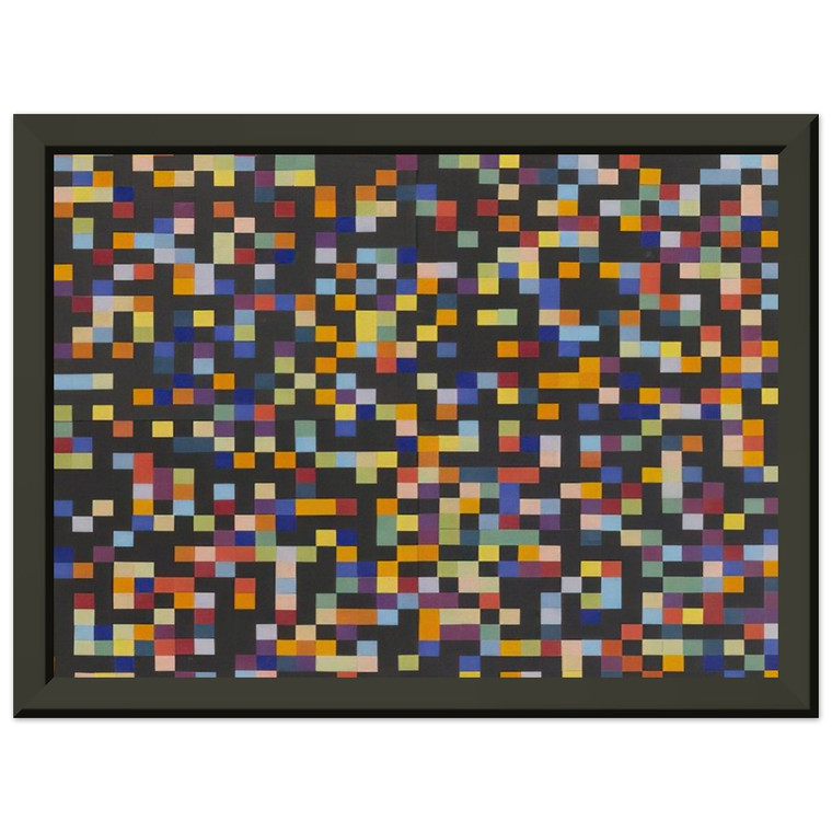 Ellsworth Kelly Spectrum Colors Arranged by Chance VI Metal Framed Print